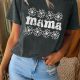 Mother's Day Floral Mama Graphic Tee